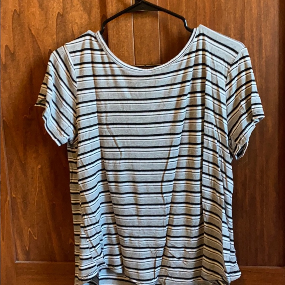 Long striped tee